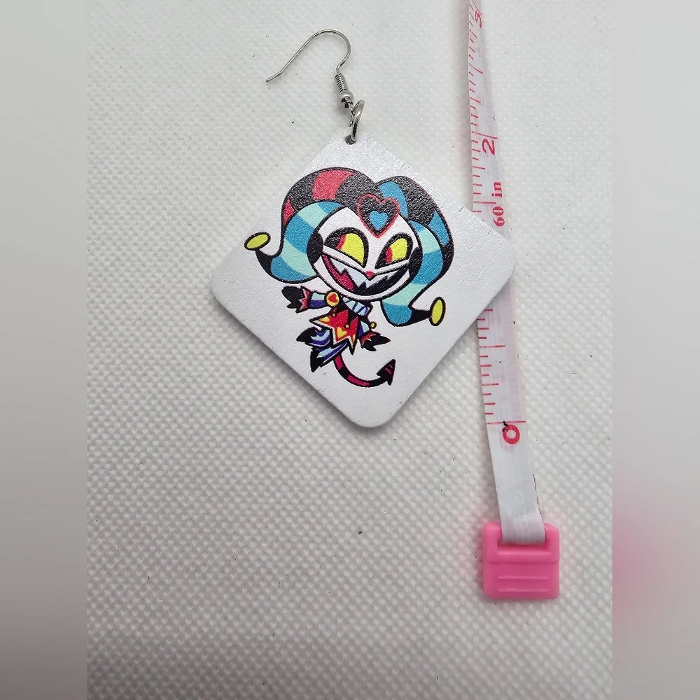 Hazbin Hotel Helluvaboss Earrings! Egg Bois‎ Fat Nuggets Queen Bee Fizz Handmade
